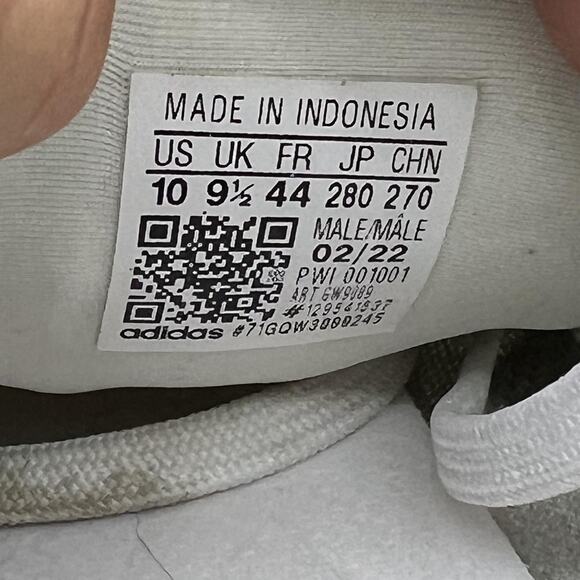 Adidas Supernova 2 Running Shoes Men Size 10 White Black Comfort Low Top Sneaker - Picture 8 of 9